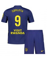 Otroške Nogometnih dresov Atletico Madrid Alexander Sorloth #9 Gostujoči 2025-26 Kratki rokavi (+ hlače)